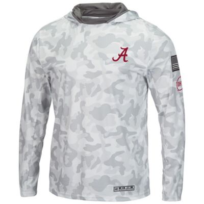 Alabama Crimson Tide NCAA Arctic OHT Military Appreciation Long Sleeve Hoodie Top