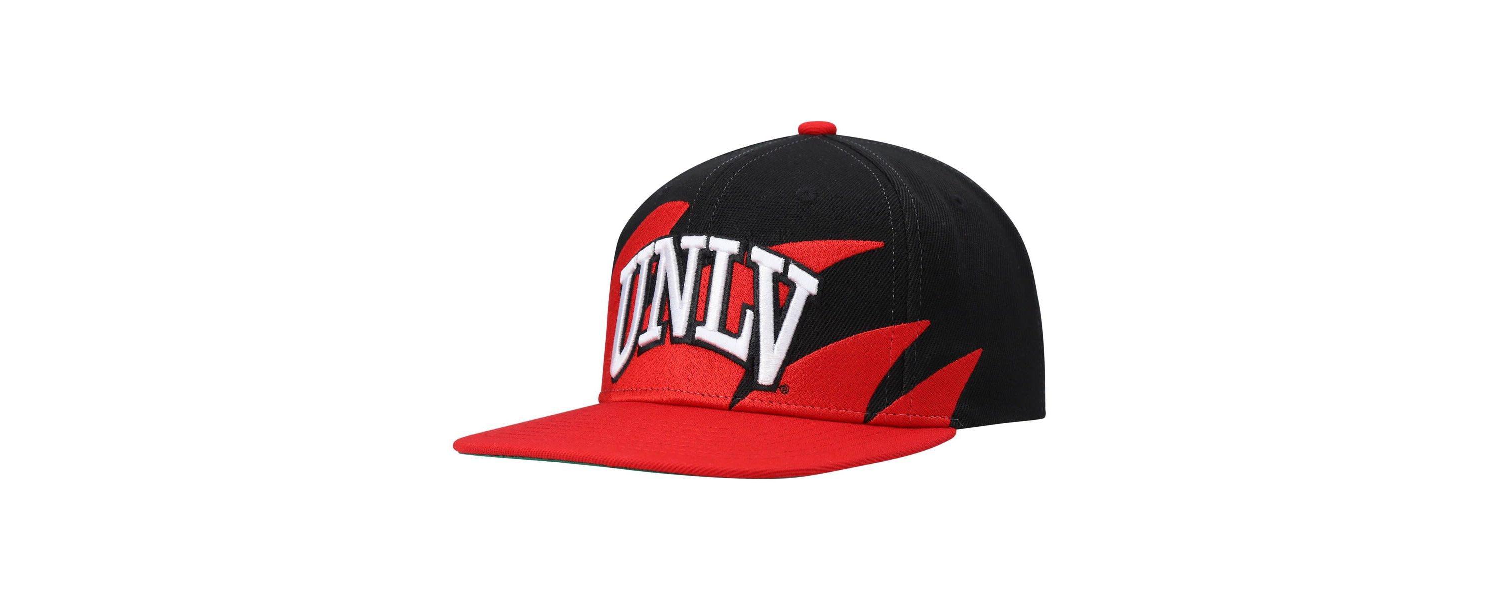 NCAA Red/Black UNLV Rebels Sharktooth Snapback Hat