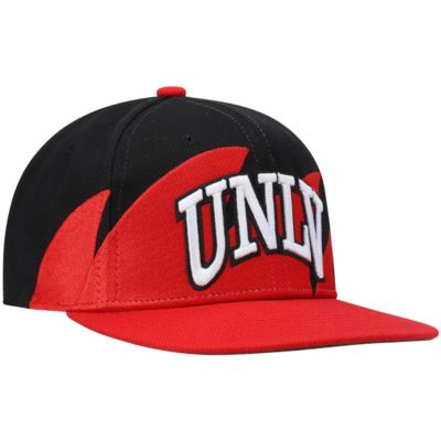 NCAA Red/Black UNLV Rebels Sharktooth Snapback Hat