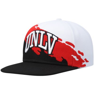 NCAA Black/White UNLV Rebels Paintbrush Snapback Hat
