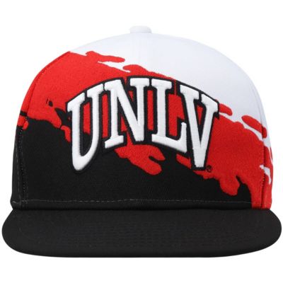 NCAA Black/White UNLV Rebels Paintbrush Snapback Hat