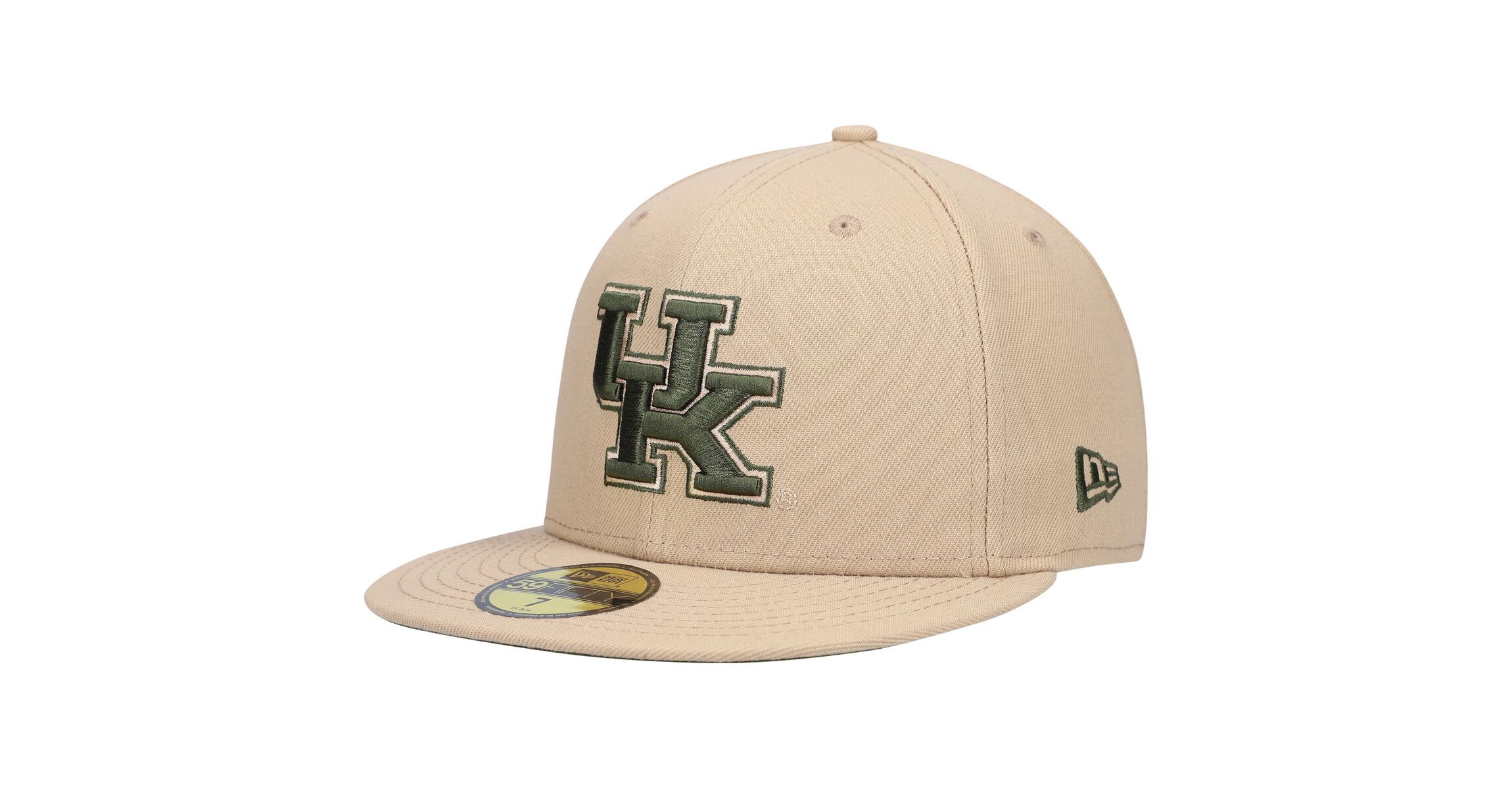 NCAA Kentucky Wildcats Camel & Rifle 59FIFTY Fitted Hat