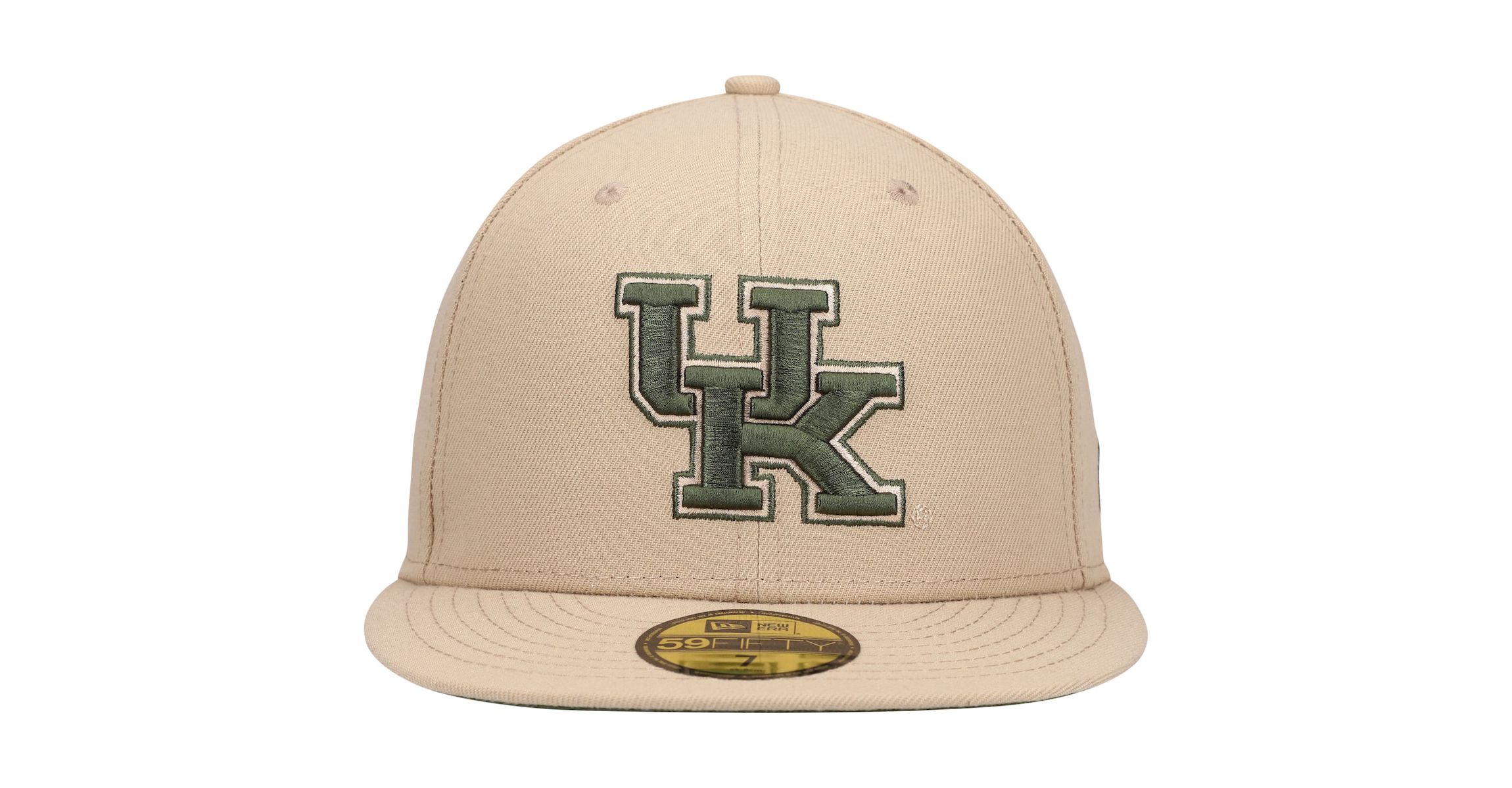 NCAA Kentucky Wildcats Camel & Rifle 59FIFTY Fitted Hat