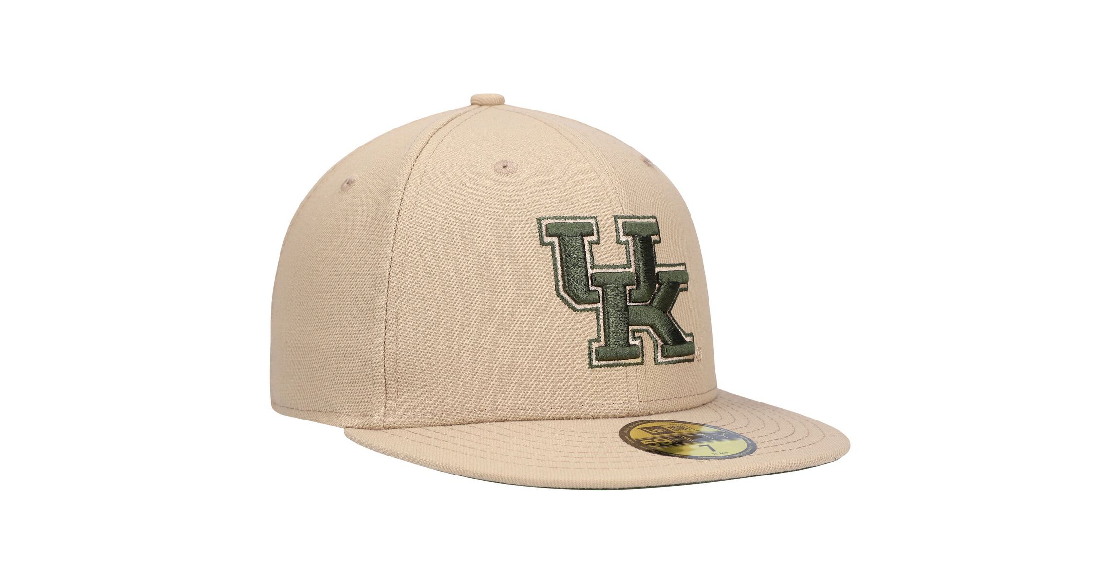 NCAA Kentucky Wildcats Camel & Rifle 59FIFTY Fitted Hat