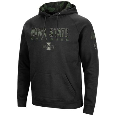 NCAA Iowa State Cyclones OHT Military Appreciation Raglan Pullover Hoodie