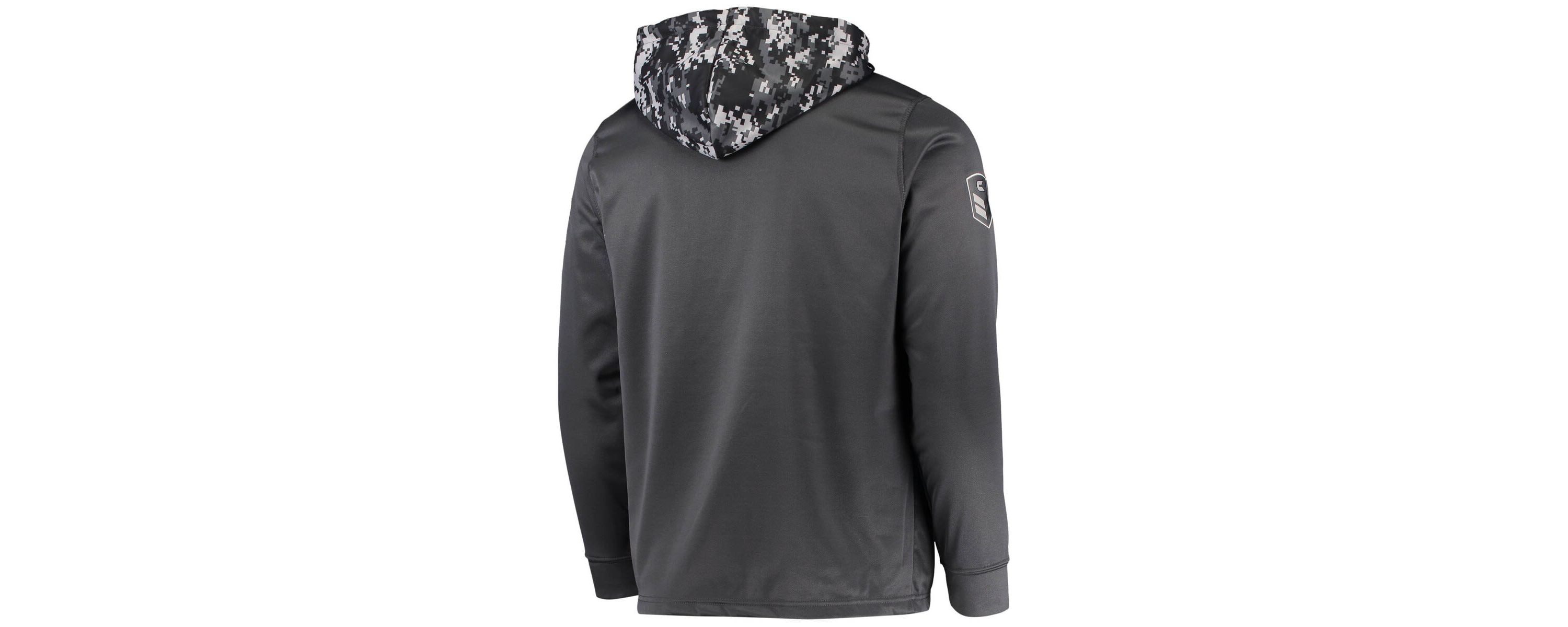 NCAA Maryland Terrapins OHT Military Appreciation Digital Quarter-Zip Hoodie