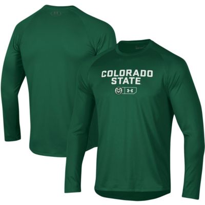 NCAA Under Armour Colorado State Rams Lockup Tech Raglan Long Sleeve T-Shirt