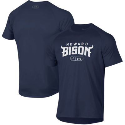 NCAA Under Armour Howard Bison Lockup Tech Raglan T-Shirt