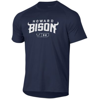 NCAA Under Armour Howard Bison Lockup Tech Raglan T-Shirt