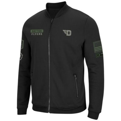 NCAA Dayton Flyers OHT Military Appreciation High-Speed Bomber Full-Zip Jacket