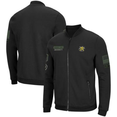 NCAA Wichita State Shockers OHT Military Appreciation High-Speed Bomber Full-Zip Jacket