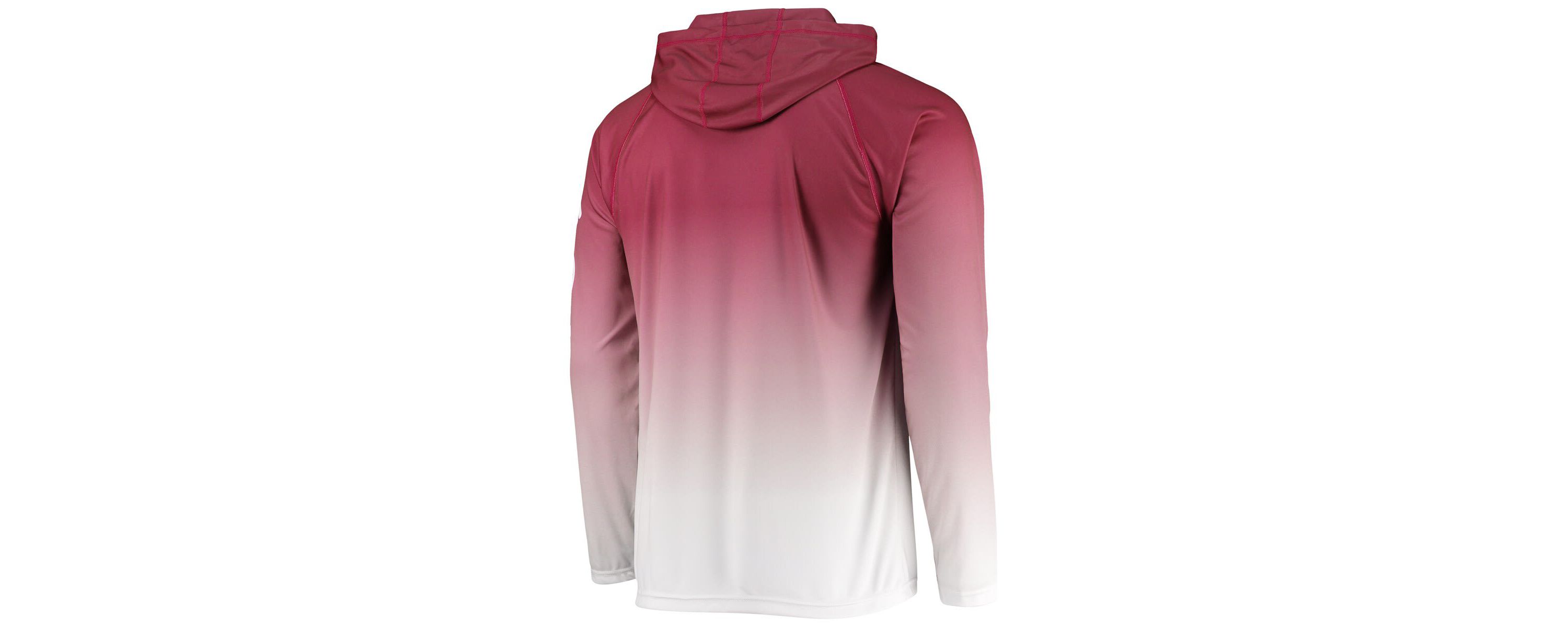 NCAA PFG Arkansas Razorbacks Terminal Tackle Omni-Shade UPF 50 Long Sleeve Hooded Top