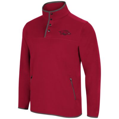 NCAA Arkansas Razorbacks Rebound Snap Pullover Jacket