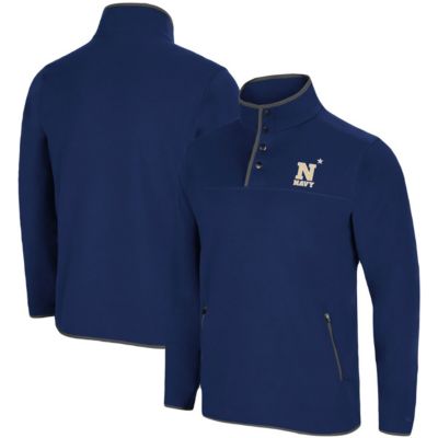 Navy Midshipmen NCAA Rebound Snap Pullover Jacket