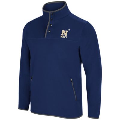 Navy Midshipmen NCAA Rebound Snap Pullover Jacket