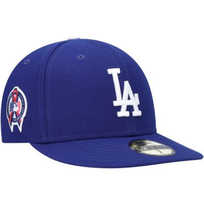 New Era Men's MLB Los Angeles Dodgers 9/11 Memorial Side Patch 59FIFTY Fitted Hat, 8