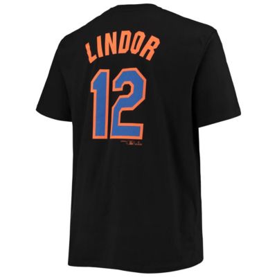 MLB Francisco Lindor New York Mets Big & Tall Name Number T-Shirt