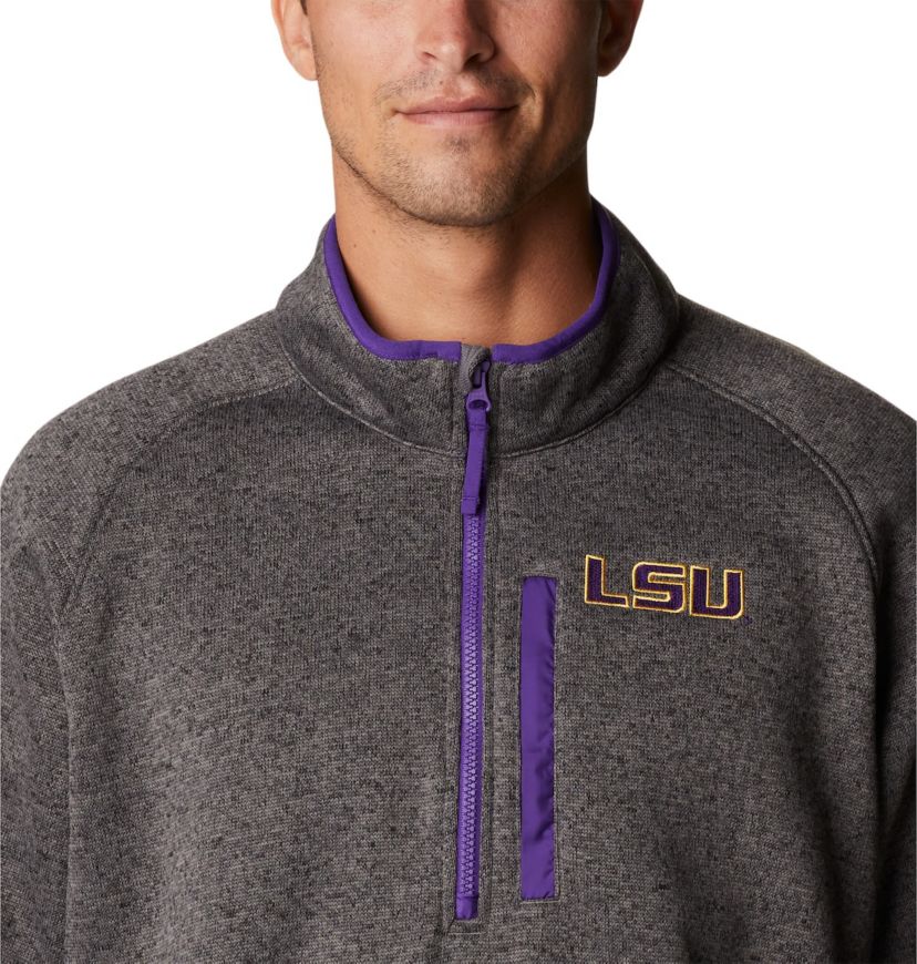 NCAA LSU Tigers Canyon Point Omni-Shield Raglan Half-Zip Top