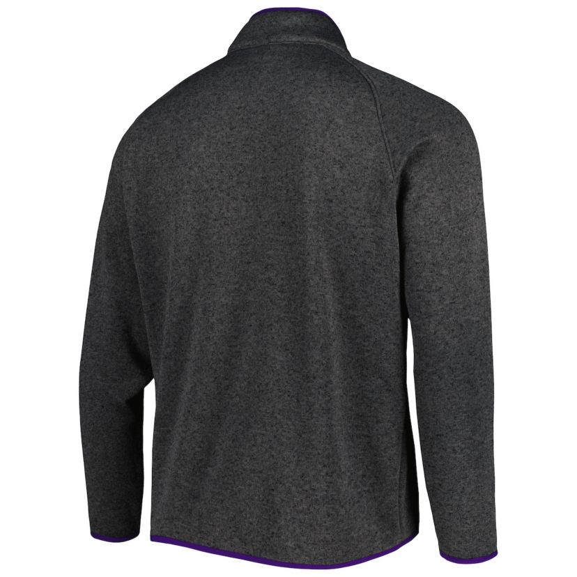 NCAA LSU Tigers Canyon Point Omni-Shield Raglan Half-Zip Top