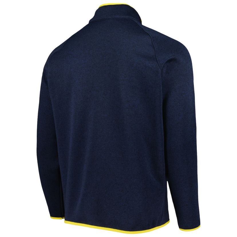 NCAA Michigan Wolverines Canyon Point Omni-Shield Raglan Half-Zip Pullover Top