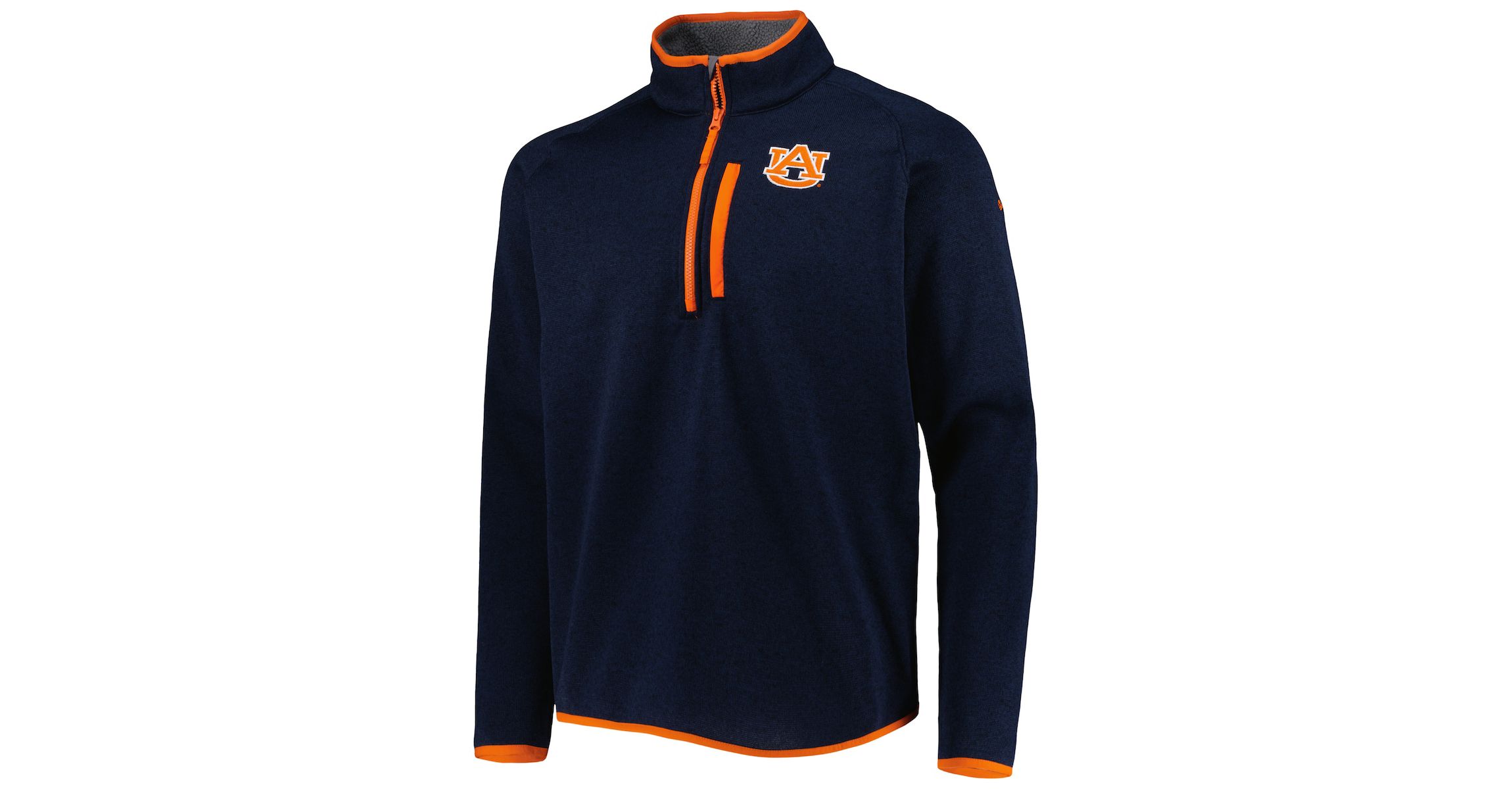 NCAA Auburn Tigers Canyon Point Omni-Shield Raglan Half-Zip Top