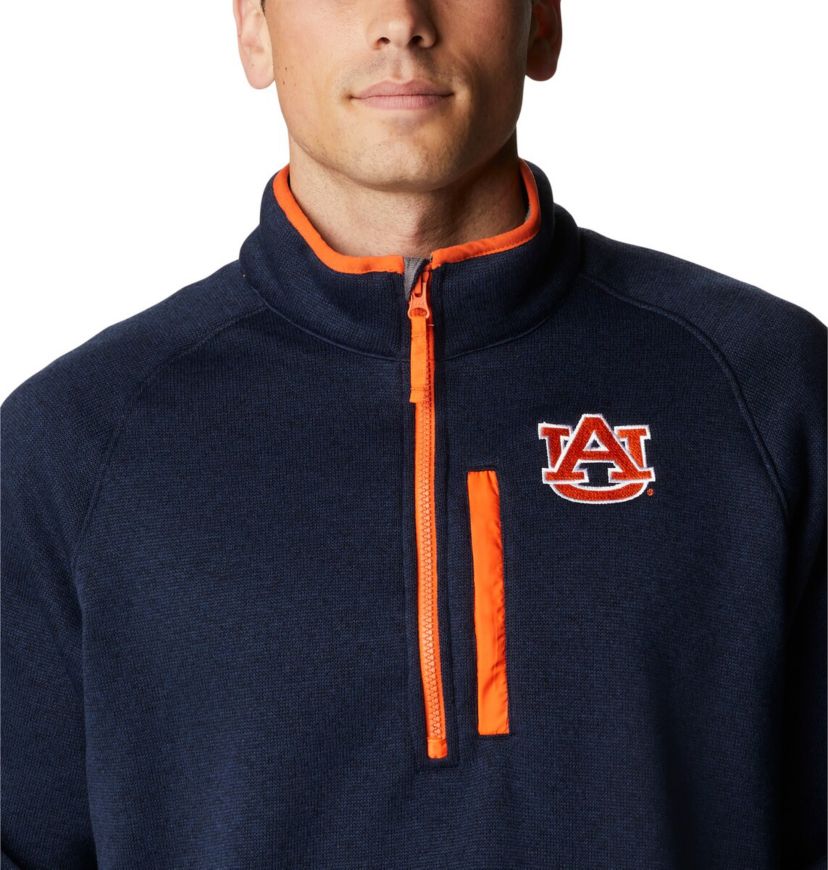 NCAA Auburn Tigers Canyon Point Omni-Shield Raglan Half-Zip Top