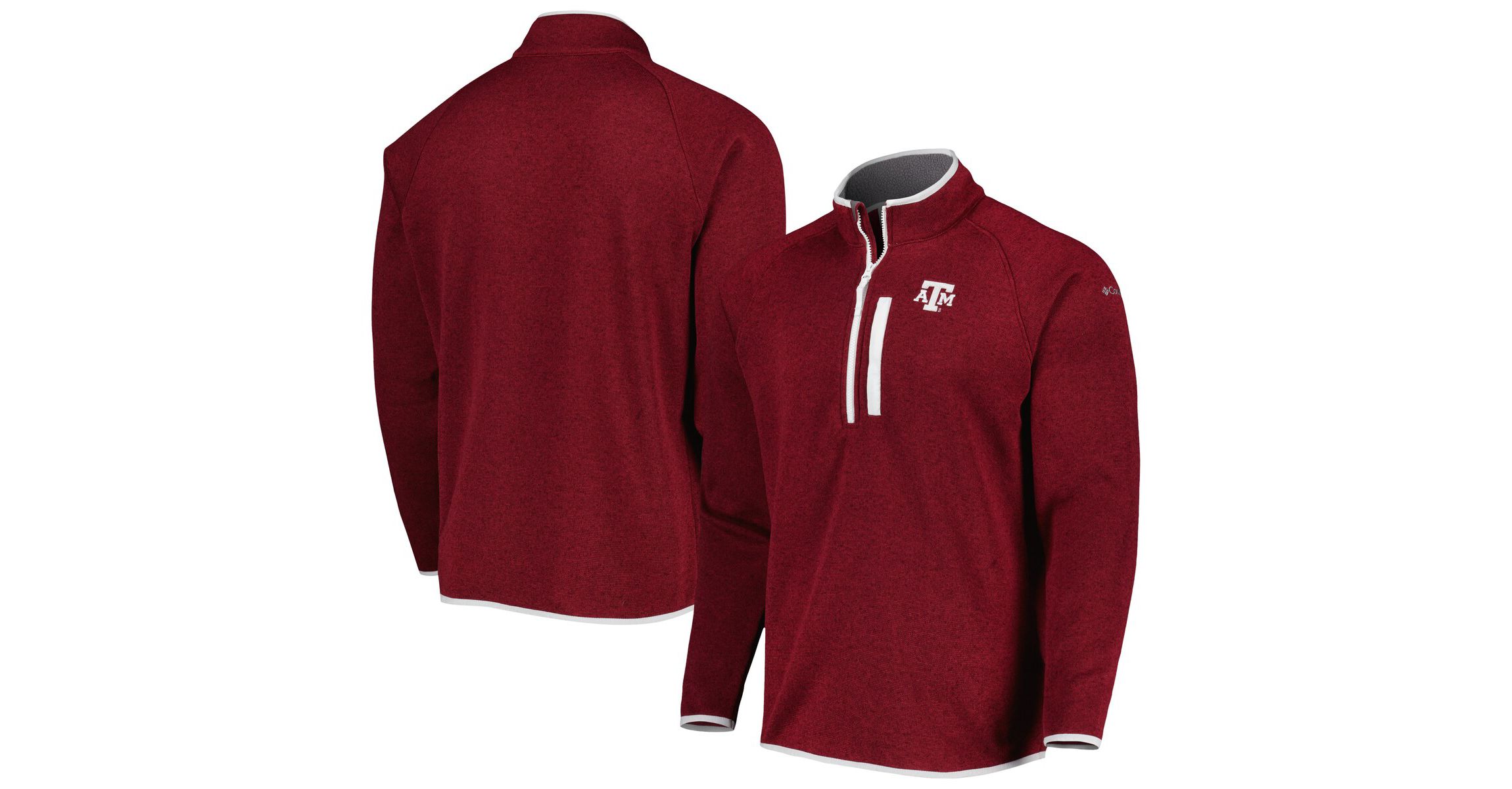 NCAA Texas A&M Aggies Canyon Point Raglan Half-Zip Top