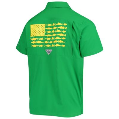 NCAA PFG Oregon Ducks Slack Tide Camp Button-Up Shirt