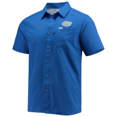 NCAA PFG Florida Gators Slack Tide Camp Button-Up Shirt