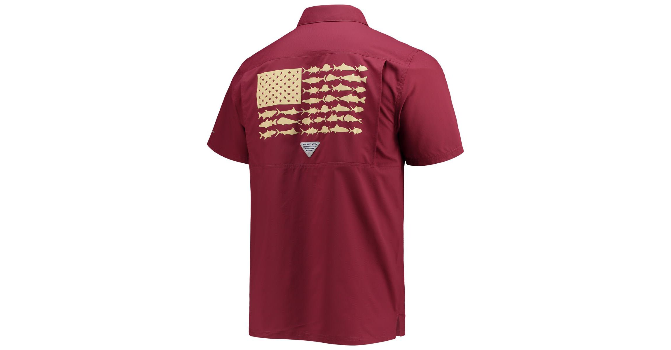 NCAA PFG Florida State Seminoles Slack Tide Camp Button-Up Shirt