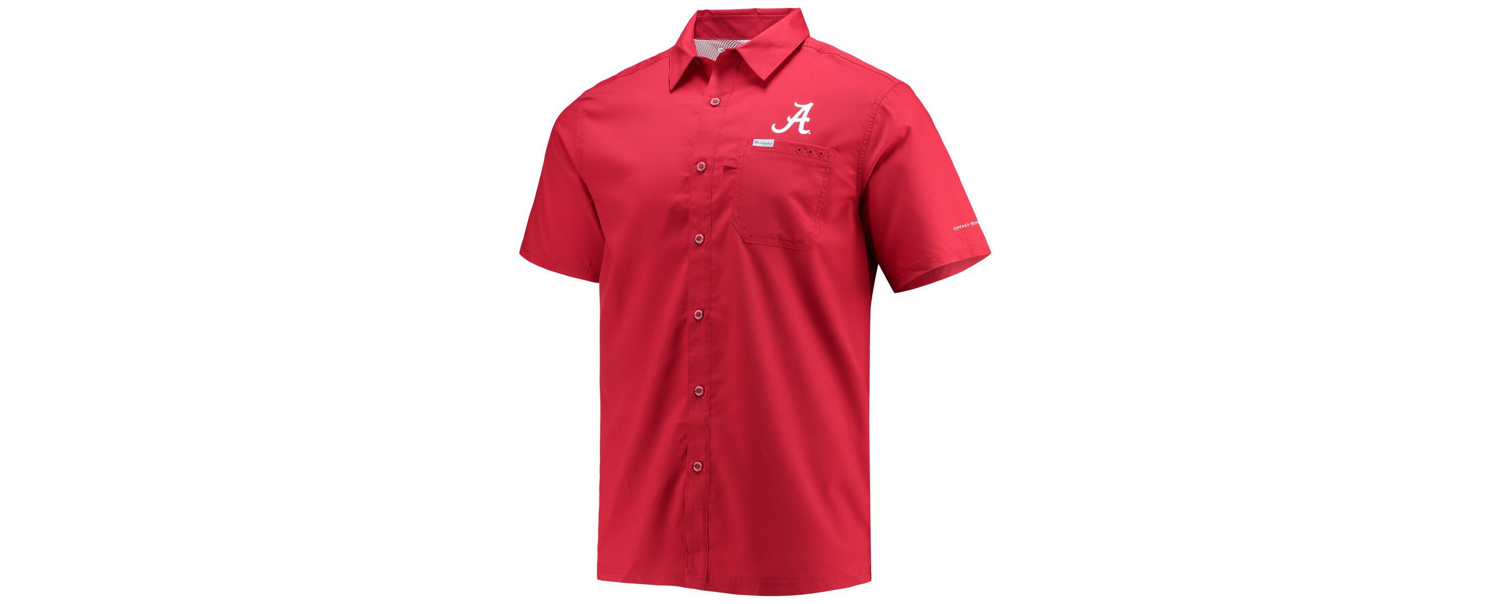 Alabama Crimson Tide NCAA PFG Alabama Tide Slack Tide Camp Button-Up Shirt