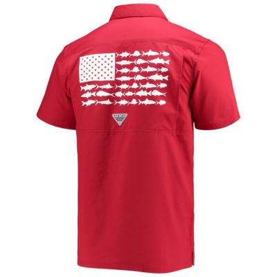 Alabama Crimson Tide NCAA PFG Slack Camp Button-Up Shirt