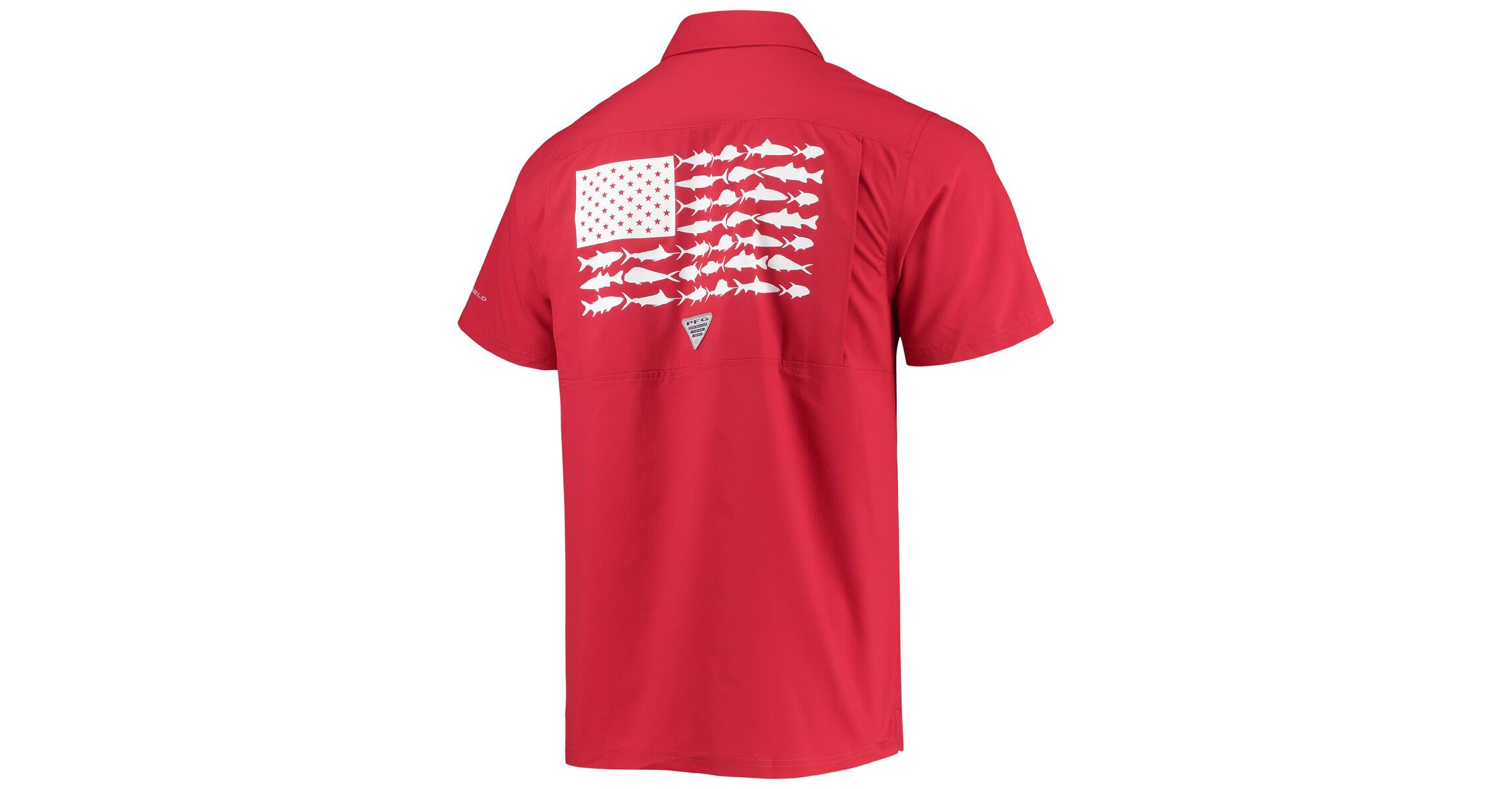 NCAA PFG Ohio State Buckeyes Slack Tide Camp Button-Up Shirt