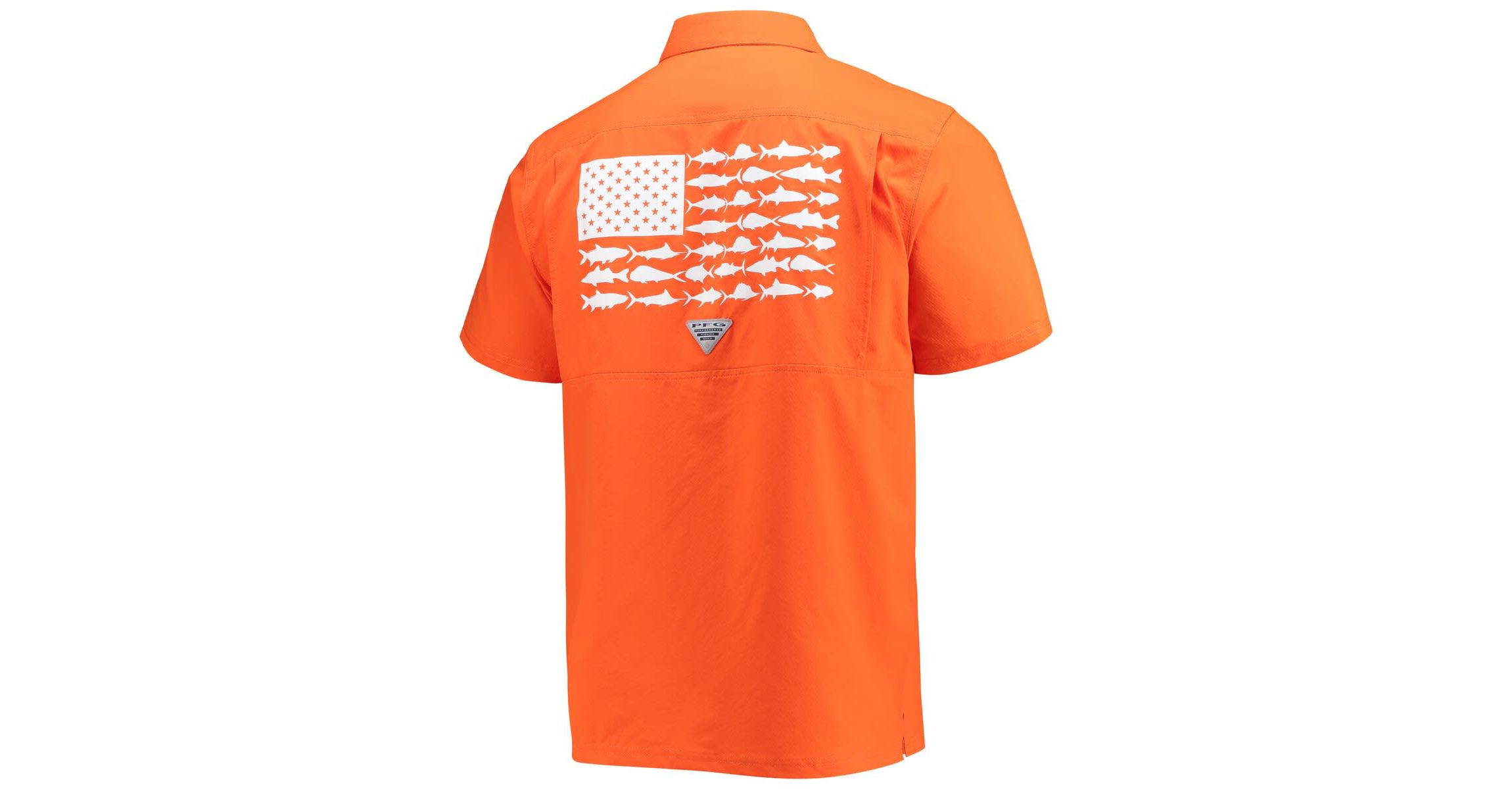 NCAA PFG Clemson Tigers Slack Tide Camp Button-Up Shirt