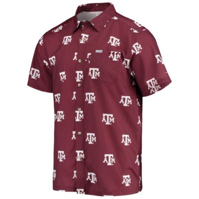 NCAA Texas A&M Aggies Super Slack Tide Omni-Shade Button-Up Shirt