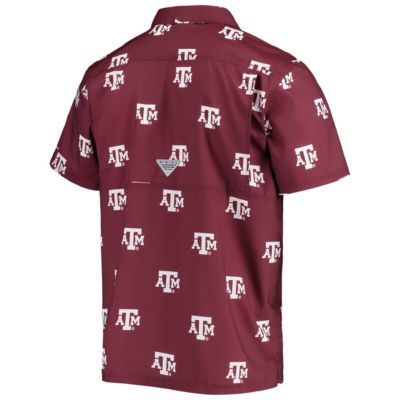 NCAA Texas A&M Aggies Super Slack Tide Omni-Shade Button-Up Shirt