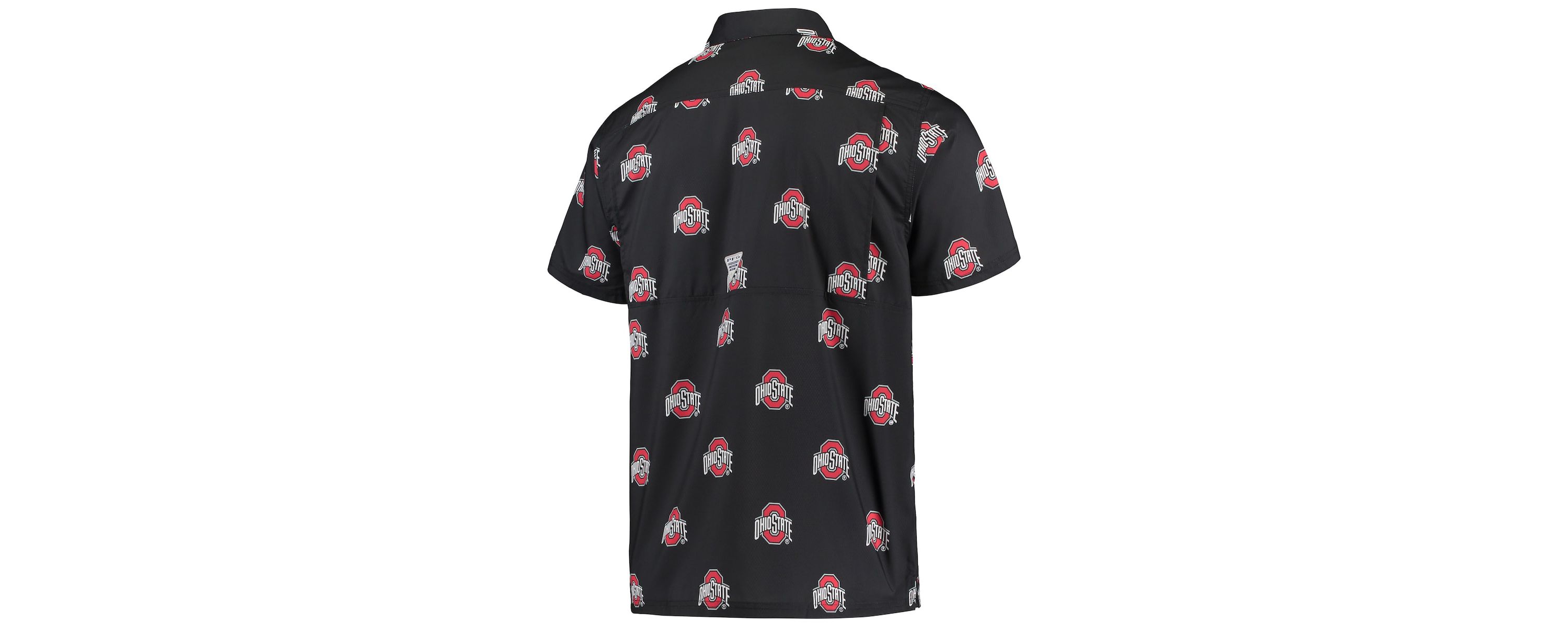 NCAA Ohio State Buckeyes Super Slack Tide Omni-Shade Button-Up Shirt
