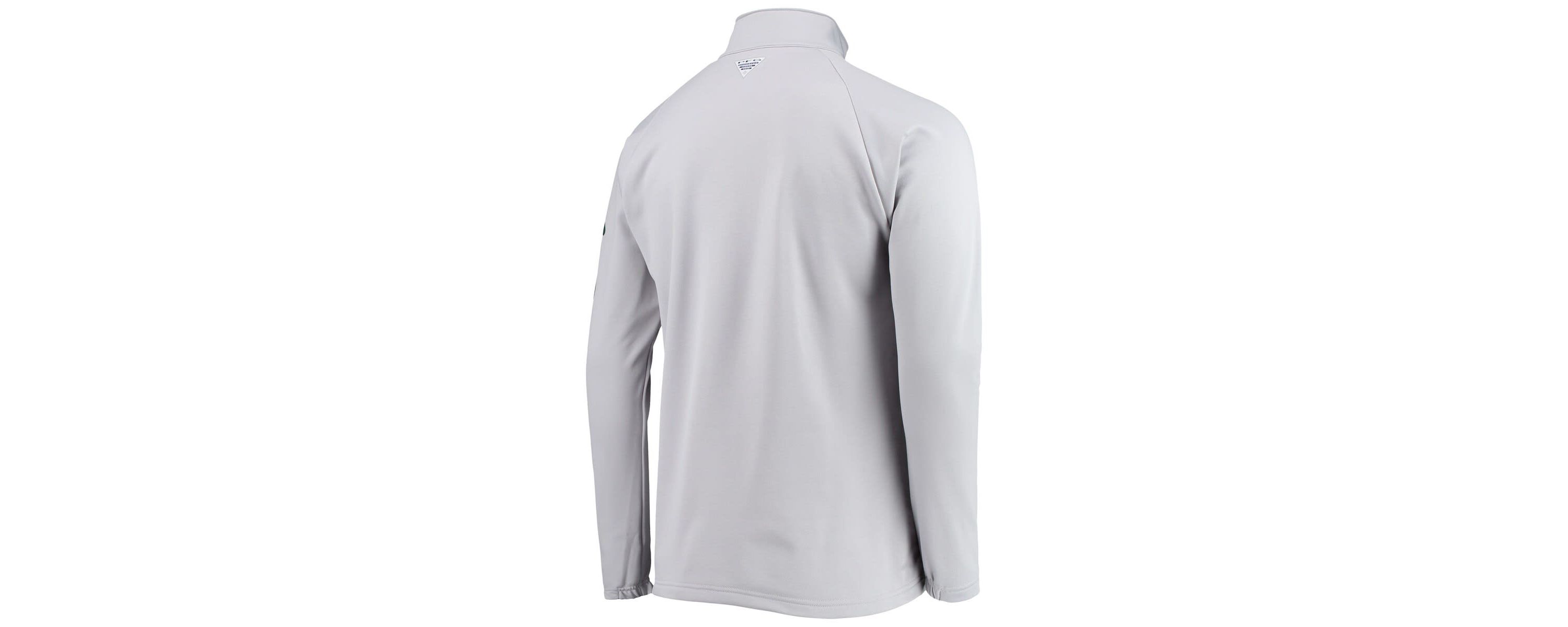 NCAA Ohio State Buckeyes Terminal Tackle Fleece Raglan Omni-Shade Quarter-Zip Jacket
