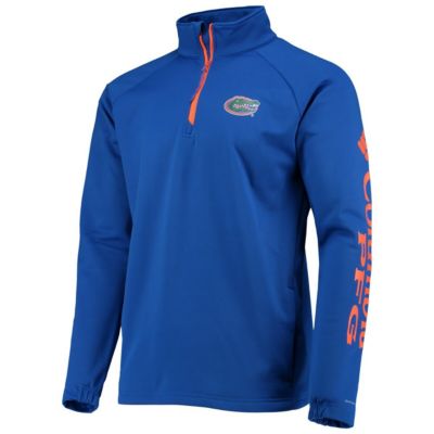 NCAA Florida Gators Terminal Tackle Fleece Raglan Omni-Shade Quarter-Zip Jacket