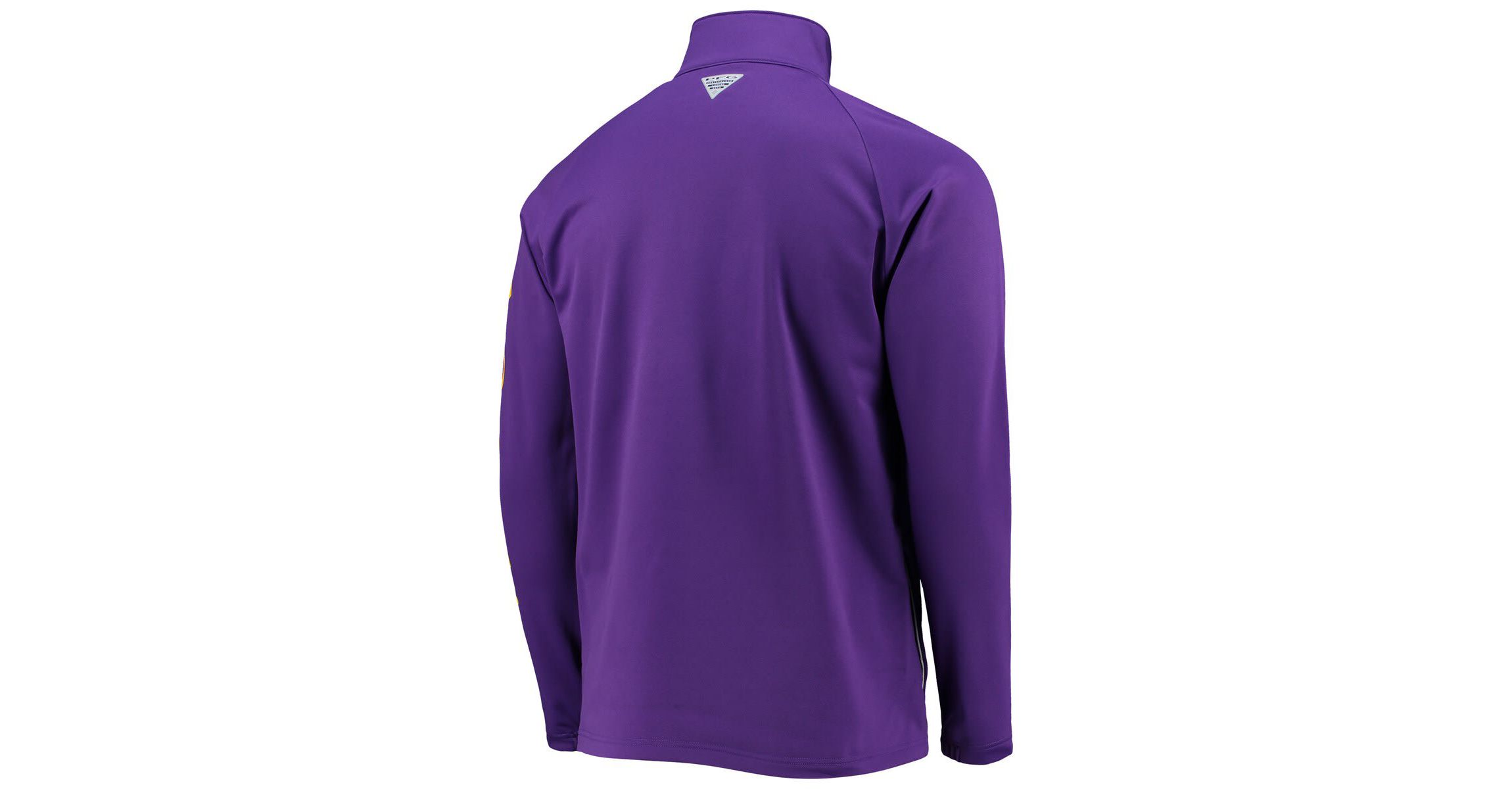 NCAA LSU Tigers Terminal Tackle Fleece Raglan Omni-Shade Quarter-Zip Jacket