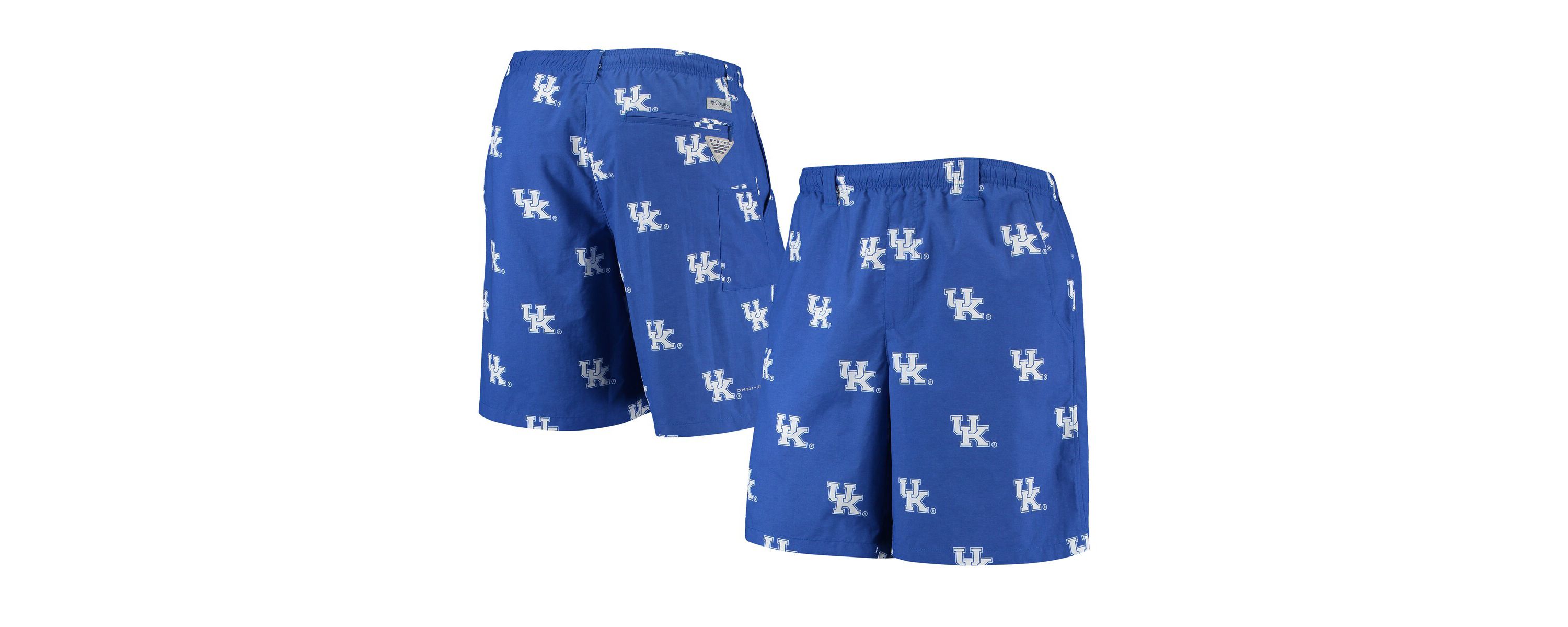 NCAA PFG Kentucky Wildcats Backcast II 8" Omni-Shade Hybrid Shorts