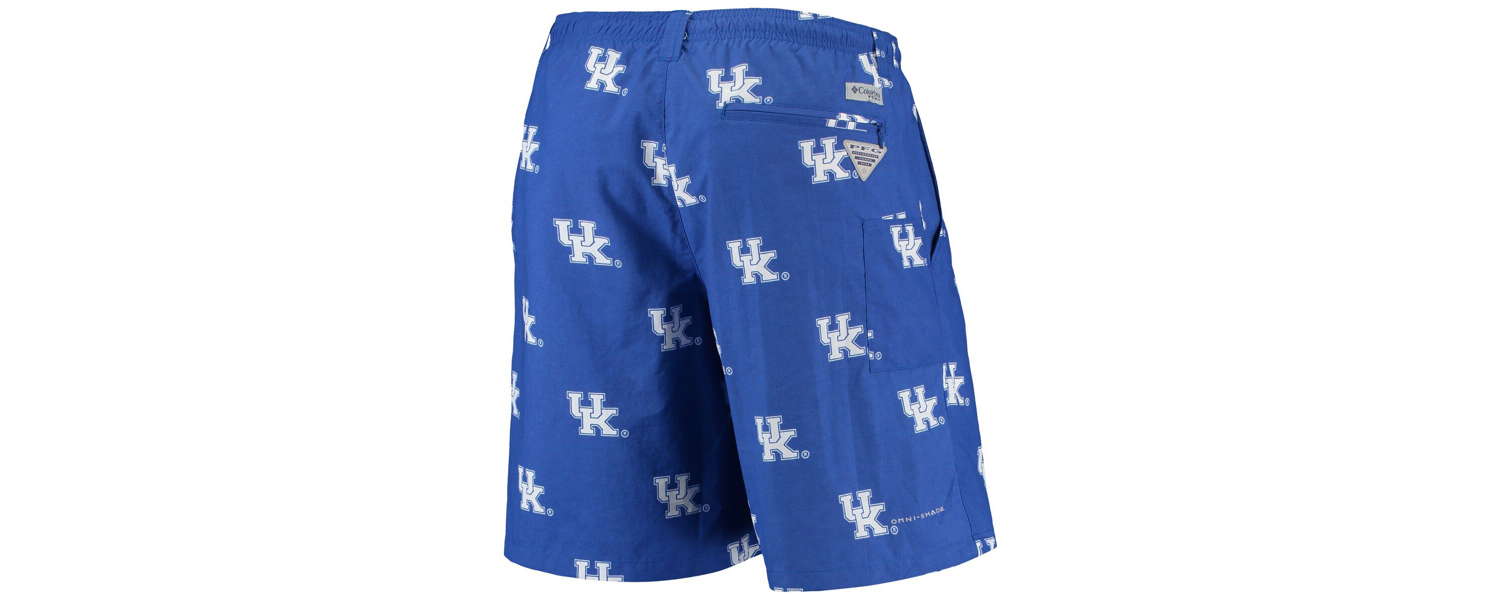 NCAA PFG Kentucky Wildcats Backcast II 8" Omni-Shade Hybrid Shorts