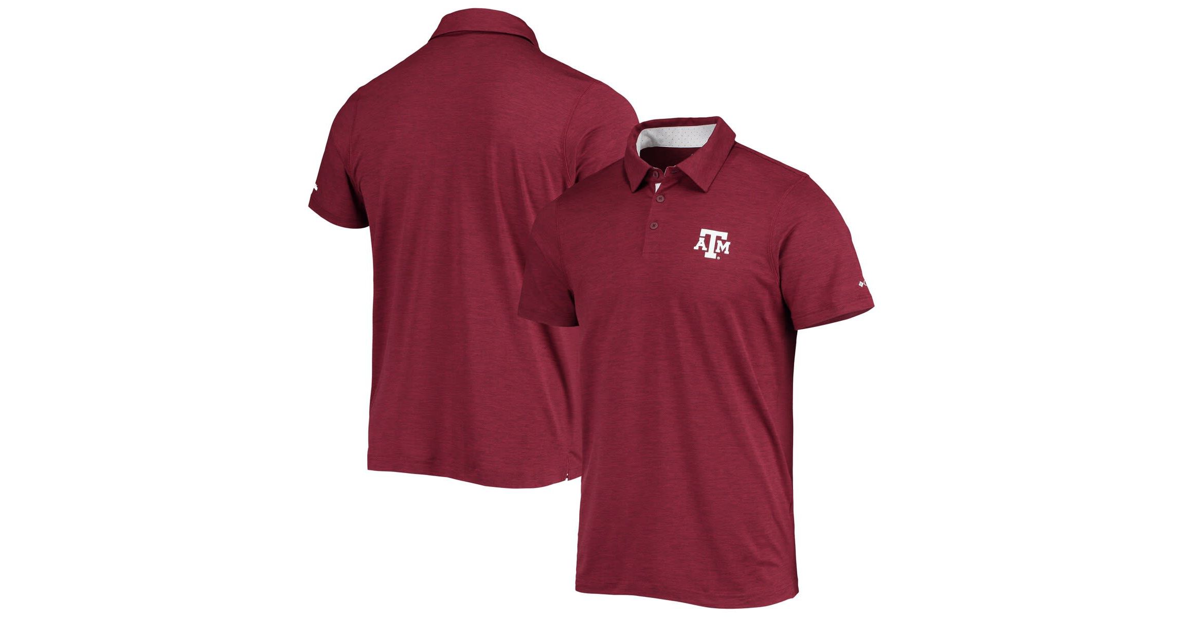 NCAA Texas A&M Aggies Tech Trail Omni-Shade Polo