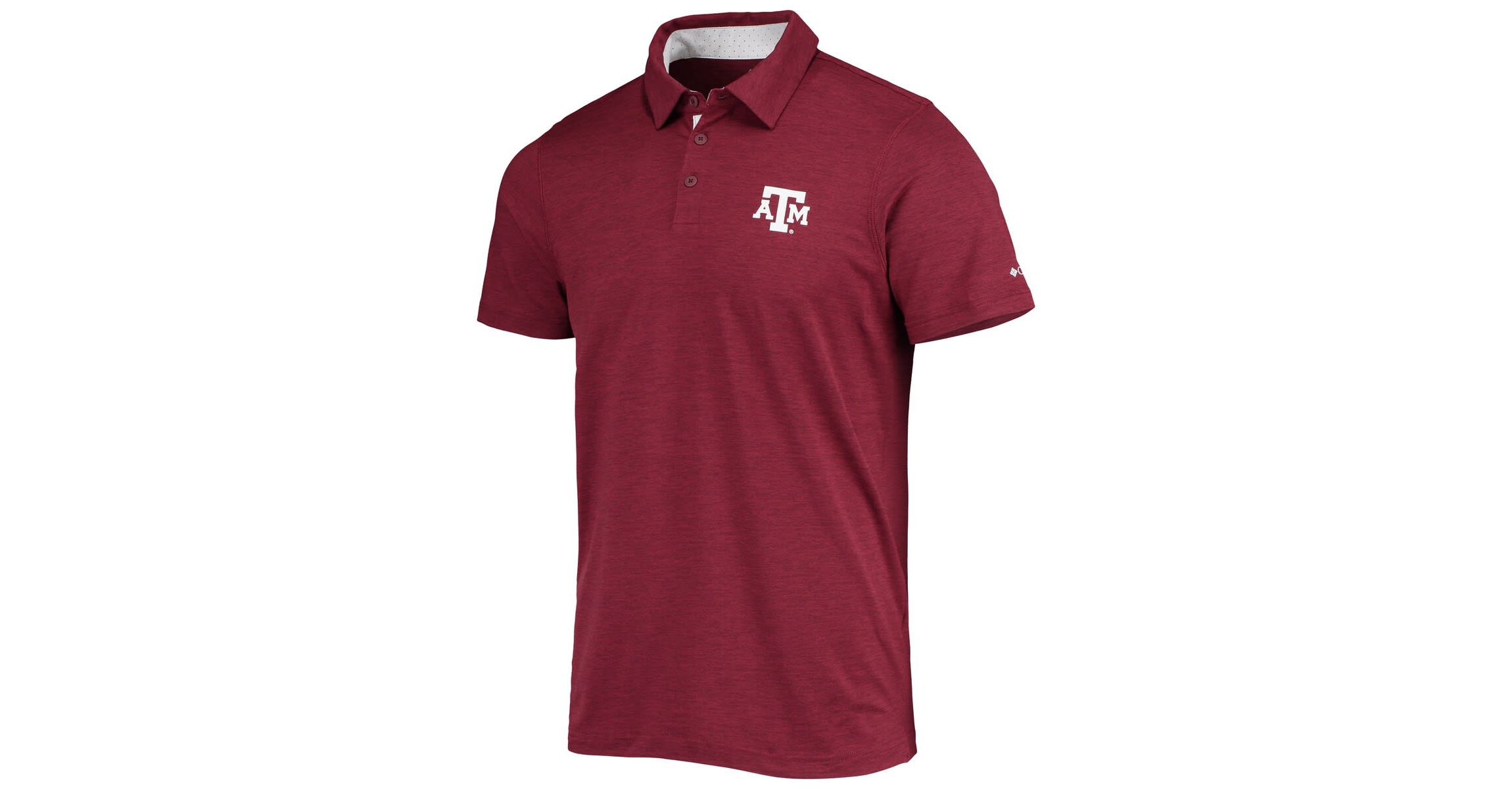 NCAA Texas A&M Aggies Tech Trail Omni-Shade Polo