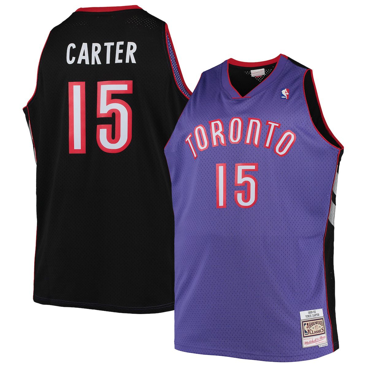 NBA Vince Carter Toronto Raptors Big & Tall 1999/00 Hardwood Classics Swingman Jersey