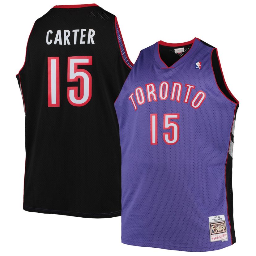 NBA Vince Carter Toronto Raptors Big & Tall 1999/00 Hardwood Classics Swingman Jersey