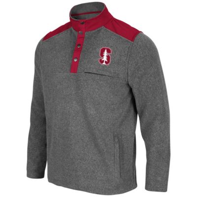 Stanford Cardinal NCAA ed Huff Snap Pullover