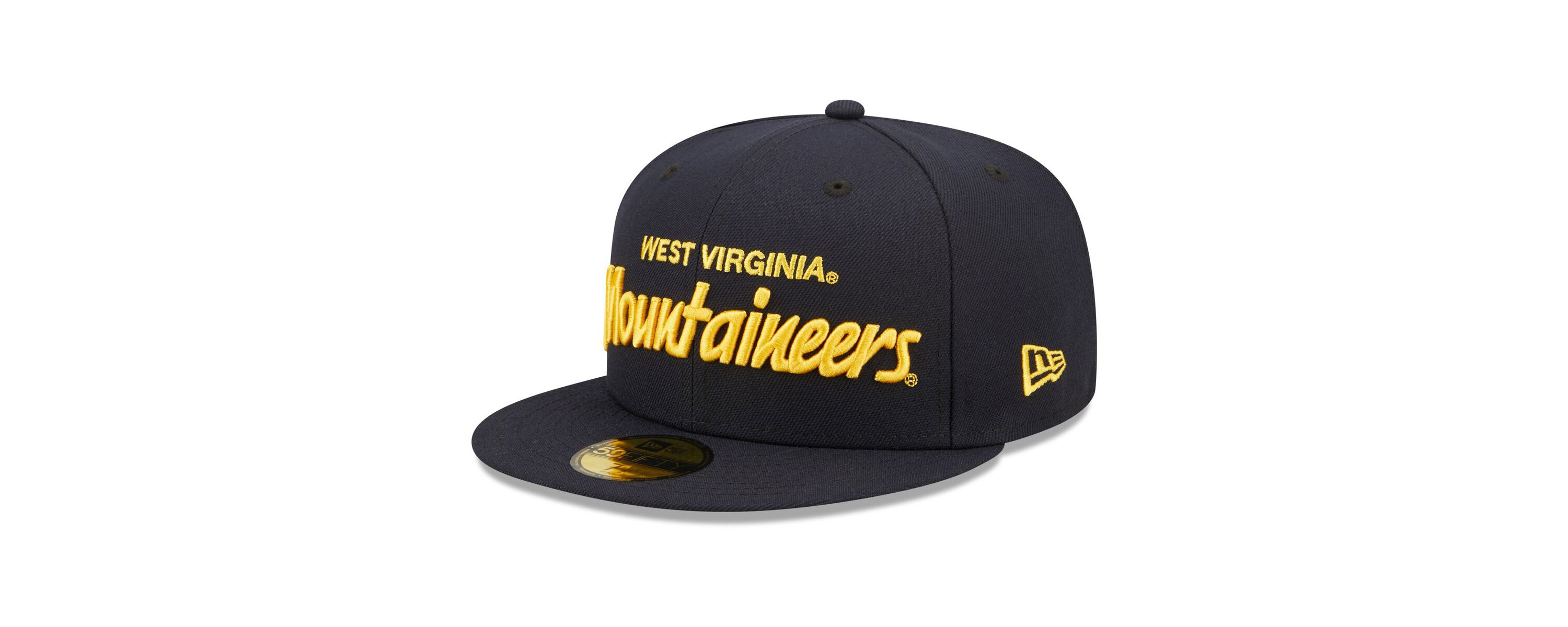 NCAA West Virginia Mountaineers Script Original 59FIFTY Fitted Hat