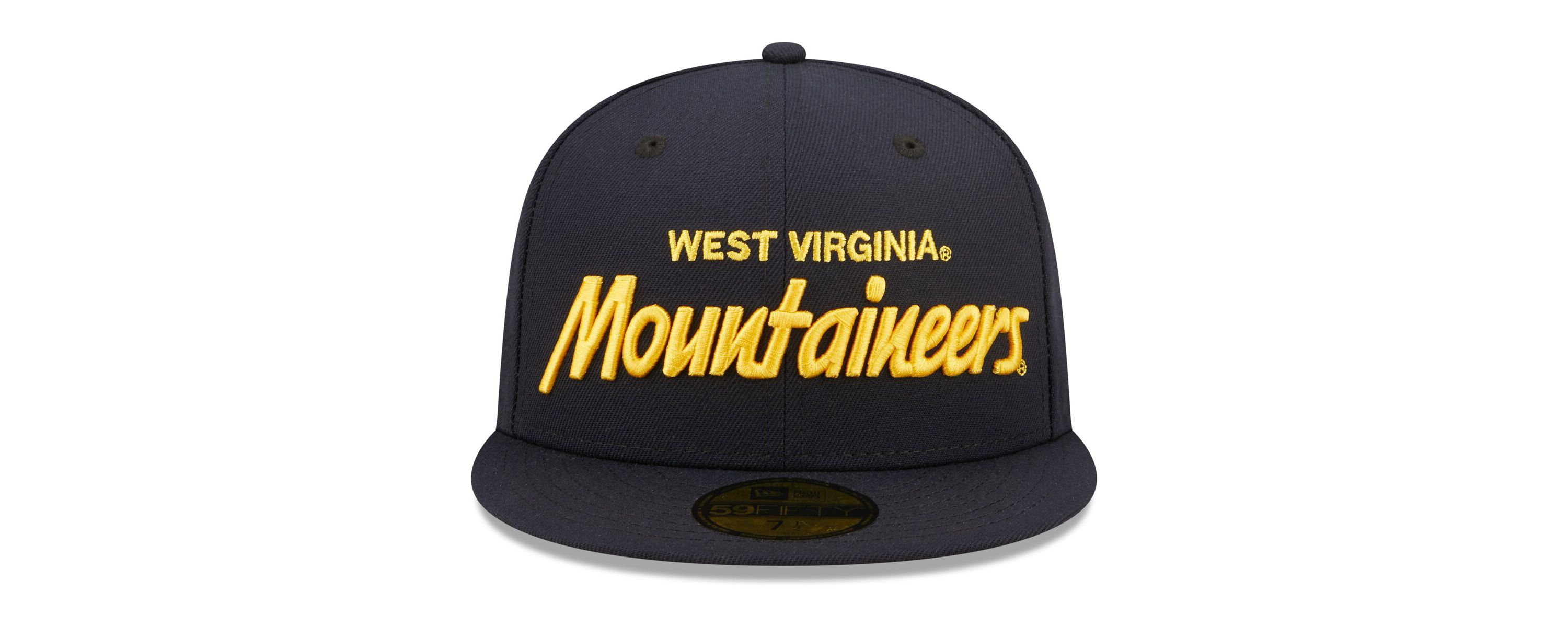 NCAA West Virginia Mountaineers Script Original 59FIFTY Fitted Hat