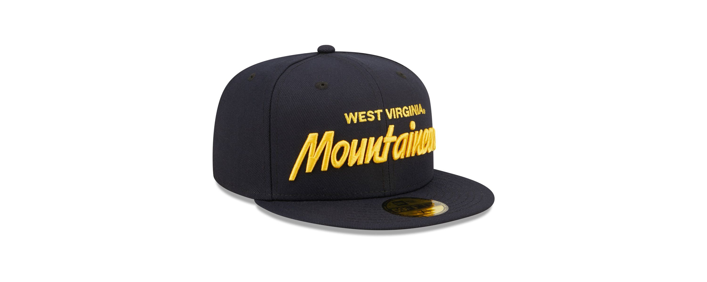 NCAA West Virginia Mountaineers Script Original 59FIFTY Fitted Hat